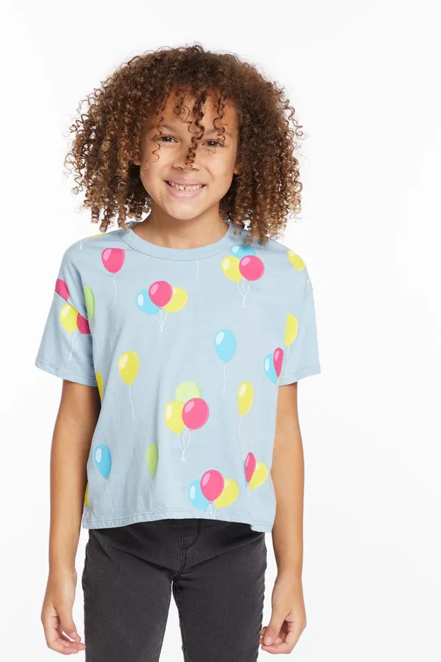 Kids Chaser Brand Girls Party Balloons Girls Tee