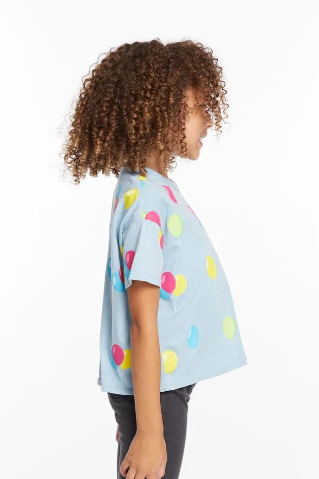 Kids Chaser Brand Girls Party Balloons Girls Tee
