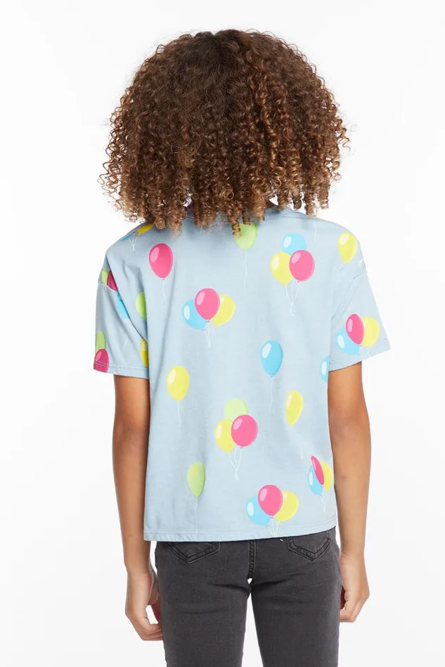 Kids Chaser Brand Girls Party Balloons Girls Tee