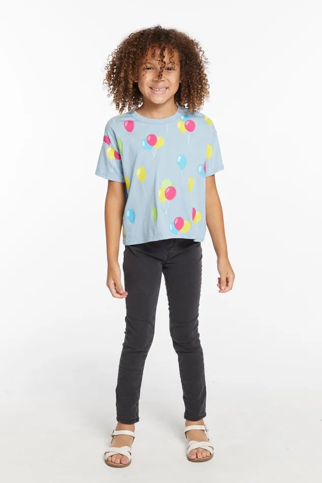 Kids Chaser Brand Girls Party Balloons Girls Tee