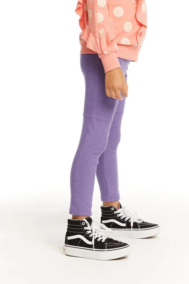 Kids Chaser Brand Girls Seamed Panel Veronica Purple Jogger