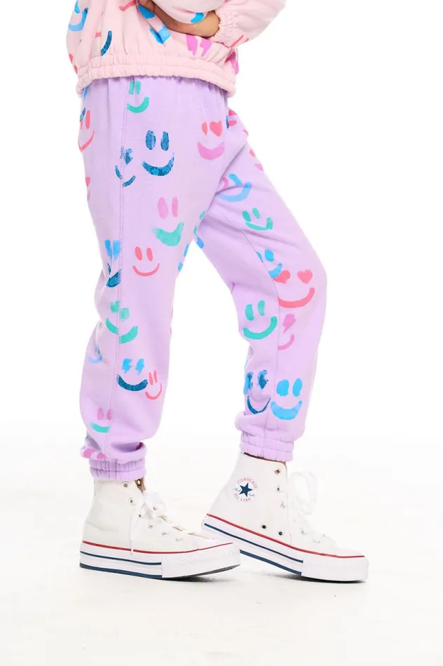 Kids Chaser Brand Girls Smiley Daze Pants