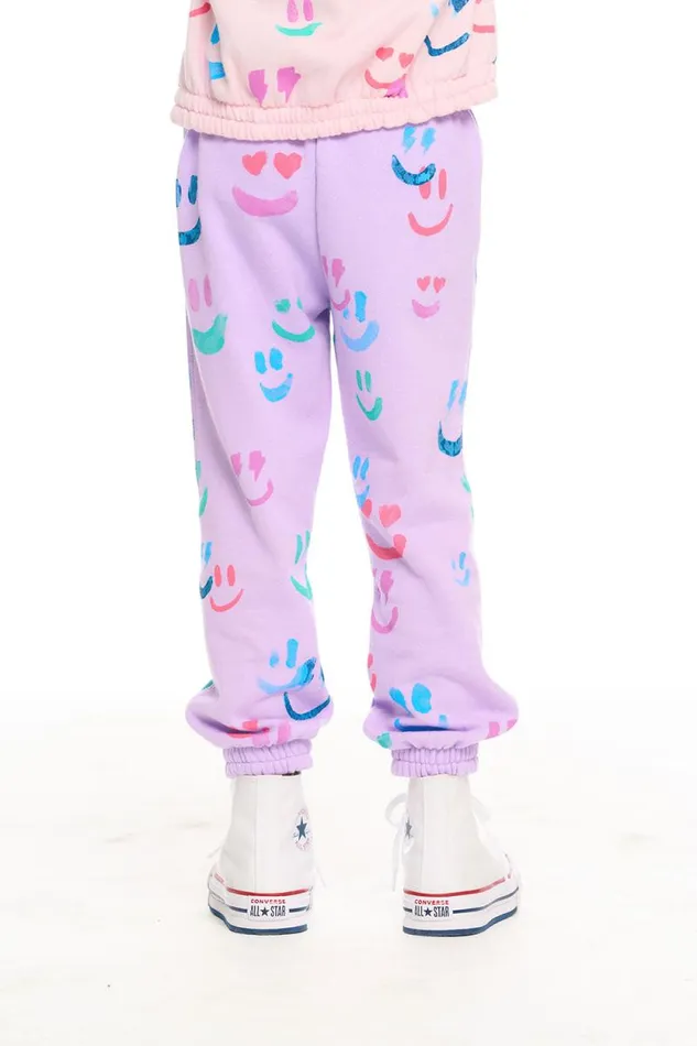 Kids Chaser Brand Girls Smiley Daze Pants