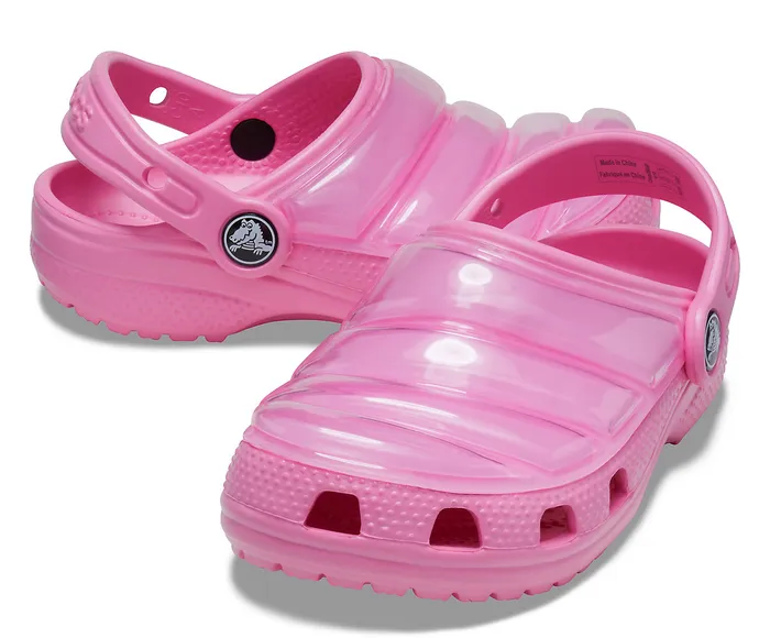 Kids Classic Neo Puff Clog pink Lemonade GirlsBoys Clogs Crocs