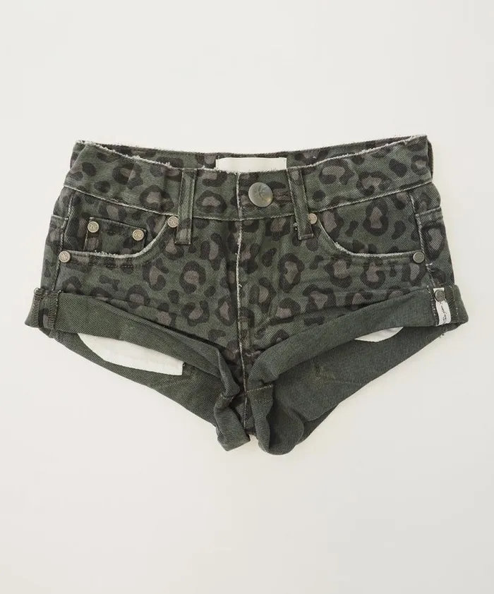 Kids KIDS NIGHT CRAWLER KHAKI BANDITS DENIM SHORT One Teaspoon Kids