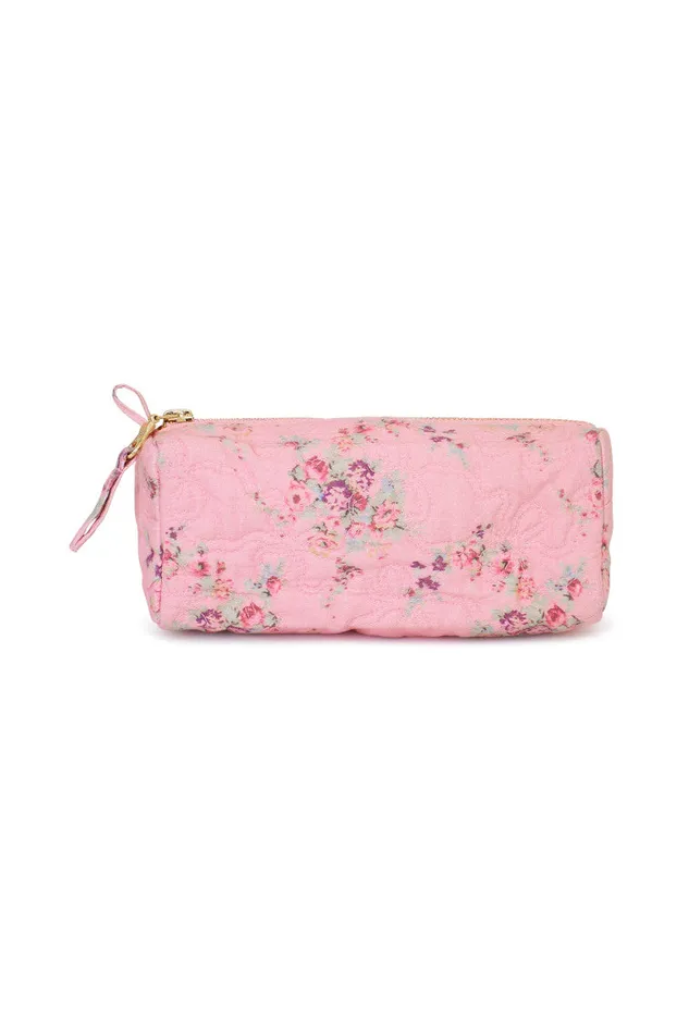 KidsWomen LoveShackFancy Girls Weslyn Pencil Case Pink Dusk
