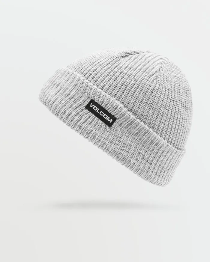 Kids Youth Lined Beanie 8211 Heather Grey Kids Volcom Accessories