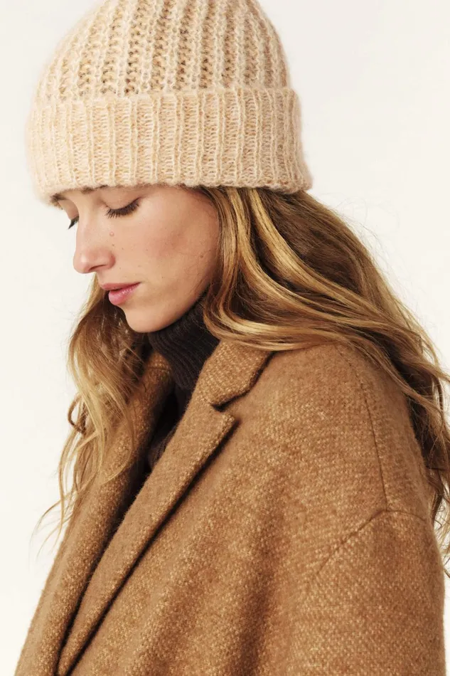 Knit Cap Sander Yellow Women Baandsh Scarves and Beanies