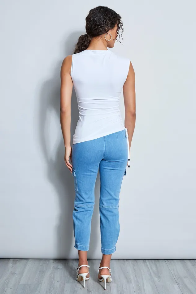Knits and Sweaters Women Elie Tahari Ruched Tank WHITE