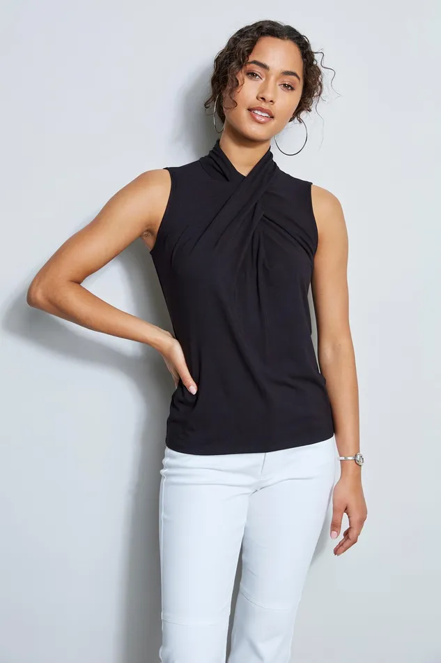 Knits and Sweaters Women Elie Tahari Sleeveless Twist Knit Noir