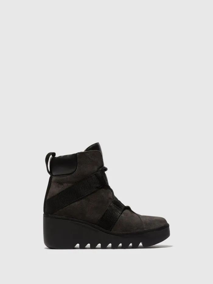 Laceup Ankle Boots BLOM460FLY DIESELBLACK Women Fly London Ankle Boots