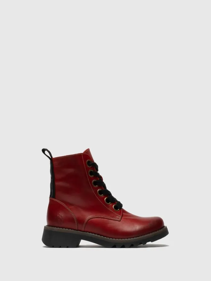 Laceup Ankle Boots RAGI539FLY RED Women Fly London Ankle Boots