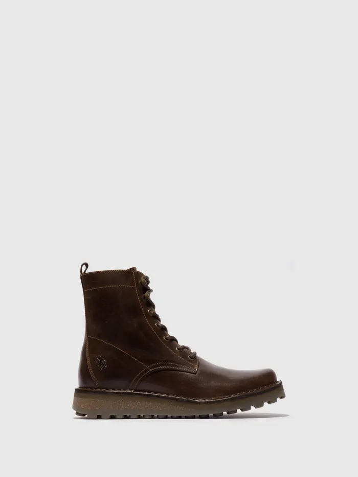 Laceup Ankle Boots TARK128FLY DK BROWN Men Fly London Ankle Boots