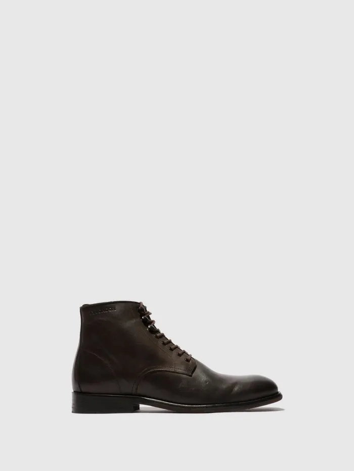 Laceup Ankle Boots WERN002FLY WASHED BROWN Men Fly London Ankle Boots