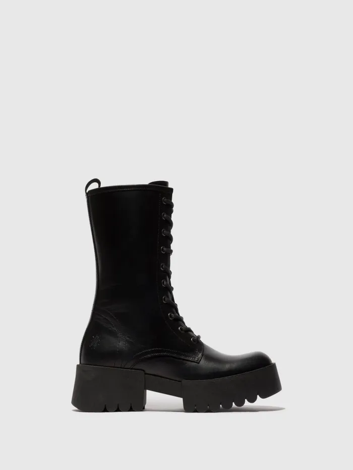 Laceup Boots ELNA008FLY BLACK Women Fly London Boots
