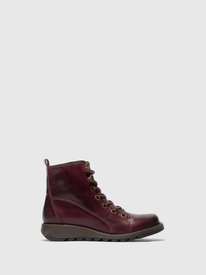 Laceup Boots SORE813FLY RUG PURPLE Women Fly London Boots
