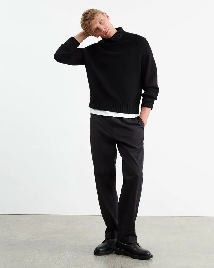 LAWRENCE PANT Black Men Nili Lotan Pants and Shorts