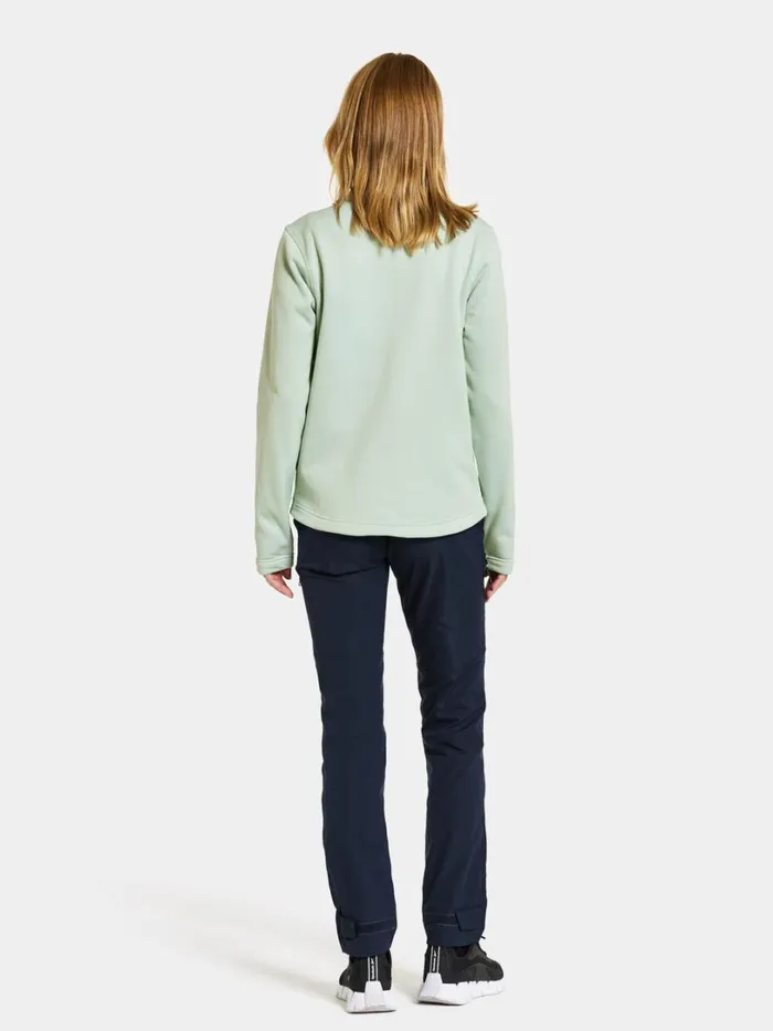 Leah Women039s Fullzip Pale Mint Women Didriksons Fleece and Midlayers