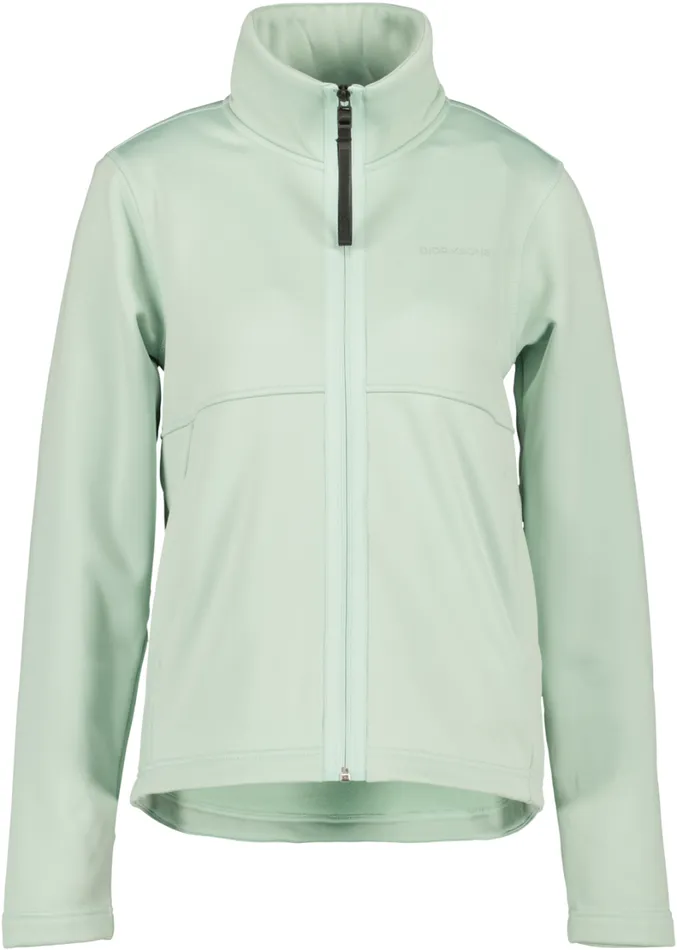 Leah Women039s Fullzip Pale Mint Women Didriksons Fleece and Midlayers