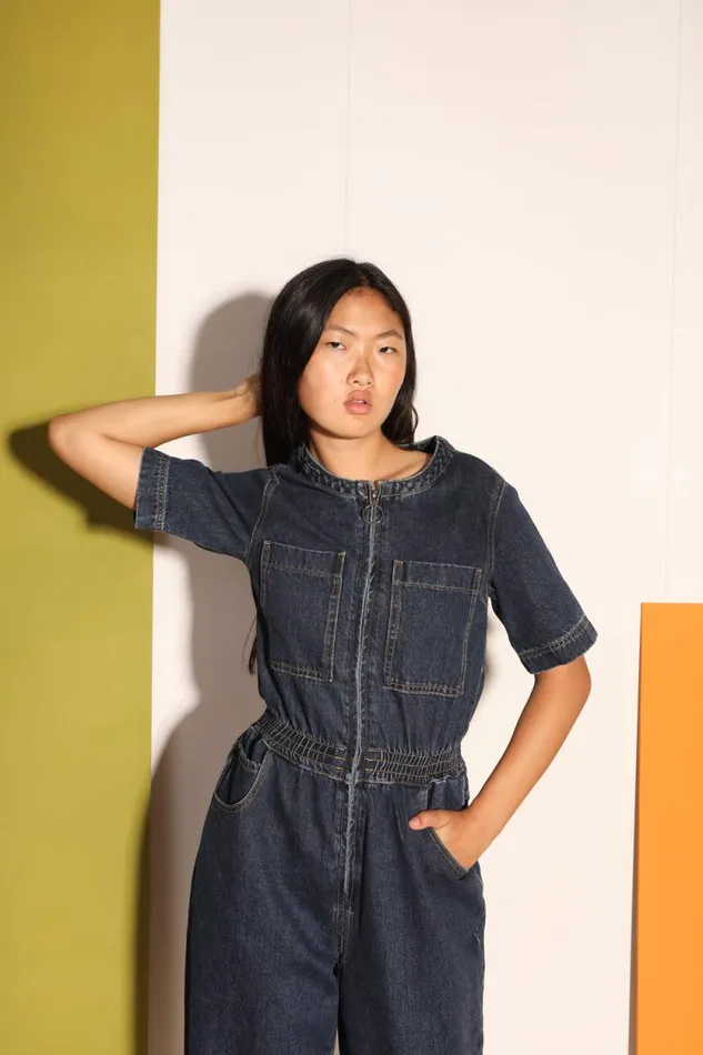 LF Markey Boilersuits Women Francis Boilersuit Indigo