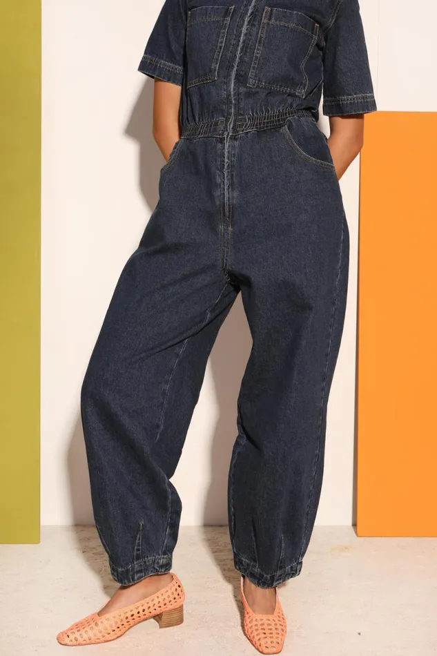 LF Markey Boilersuits Women Francis Boilersuit Indigo