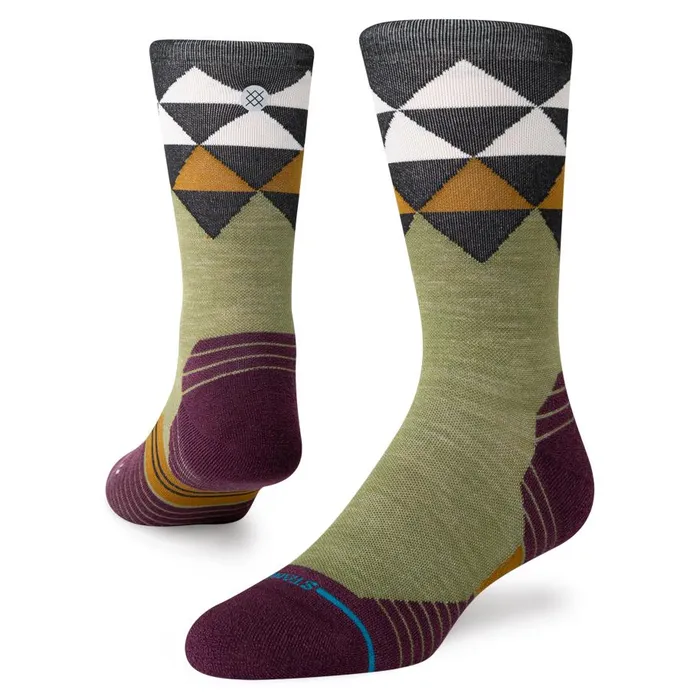 Light Performance Wool Crew Socks Lt Quadrilateral 8211 Black MenWomen Stance Crew Light Performance Wool Crew Socks Lt Quadrilateral 8211 Black MenWomen Stance Crew