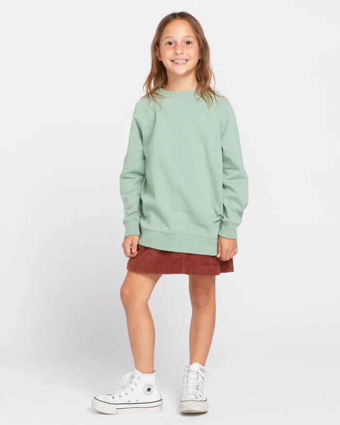 Little Girls Truly Stokin Pullover Hoodie 8211 Sea Spray Kids Volcom Hoodies and Sweatshirts Little Girls Truly Stokin Pullover Hoodie 8211 Sea Spray Kids Volcom Hoodies and Sweatshirts