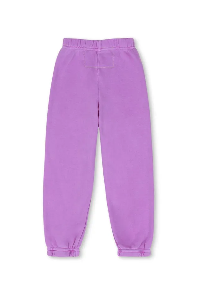 Logo Sweatpants 8211 Neon Purple Kids Aviator Nation Sweatpants