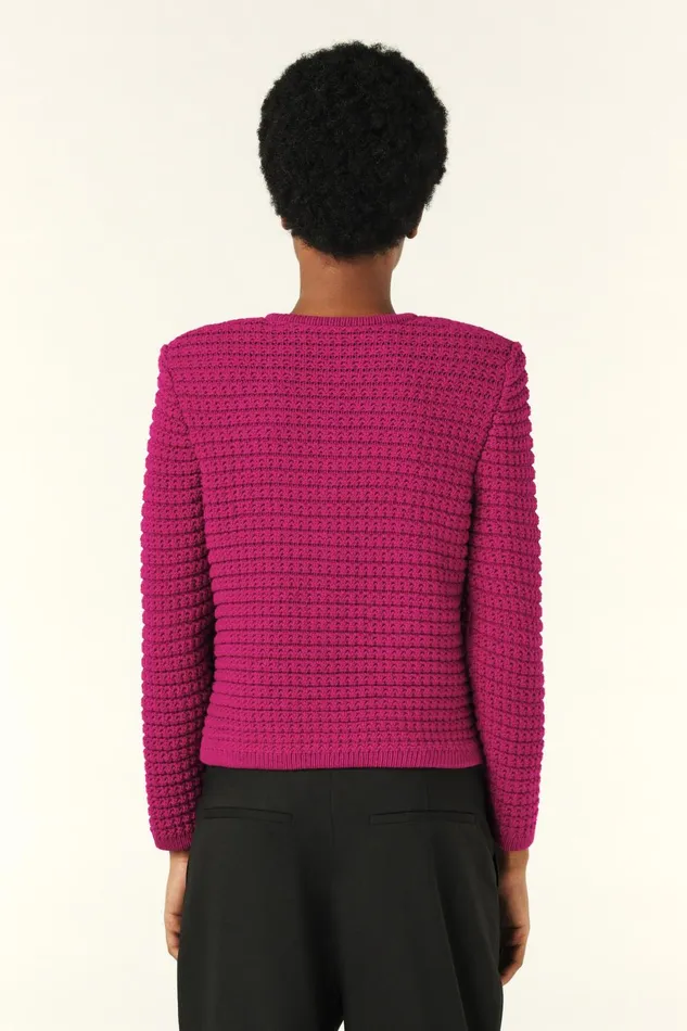 LongSleeved Cardigan Gaspard Red Women Baandsh Sweaters and Cardigans