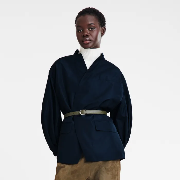 Longchamp Kimono jacket NavyNavyNavy Women Coats and Jackets