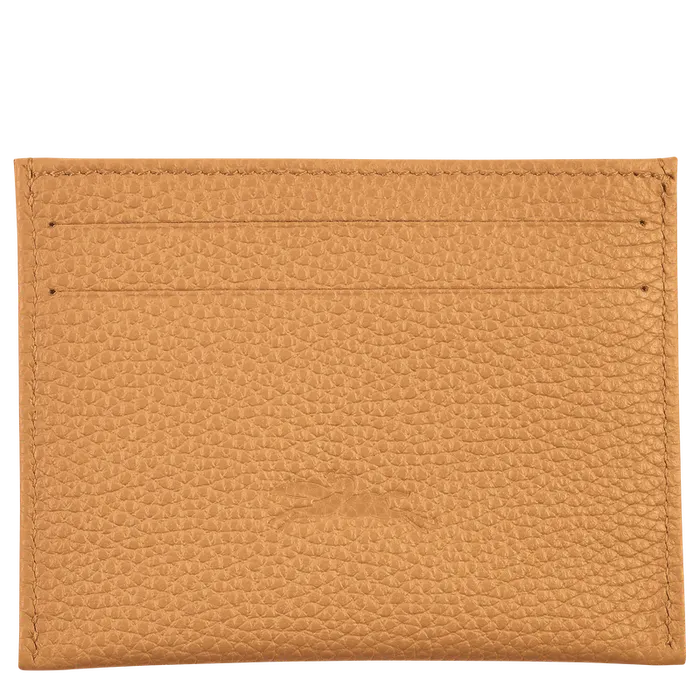 Longchamp Le Foulonn Card holder WalnutWalnutWalnut WomenMen Cardholders and Coin purses