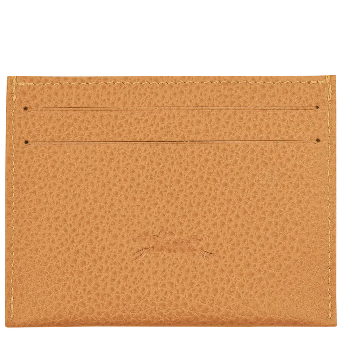 Longchamp Le Foulonn Card holder WalnutWalnutWalnut WomenMen Cardholders and Coin purses