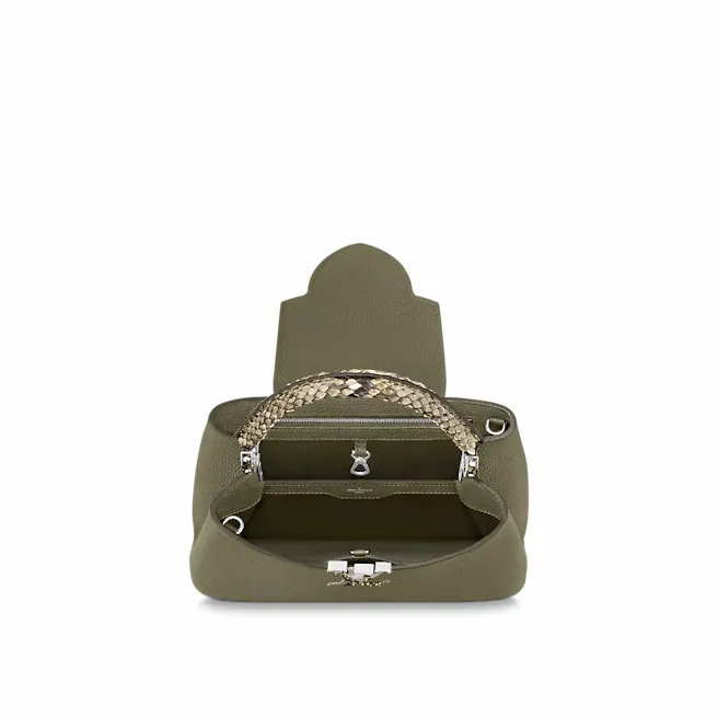 Louis Vuitton Capucines MM Green N93799 Black N92040 8211 Louis Vuitton Handbag Store Women Louis Vuitton Capucines Bag