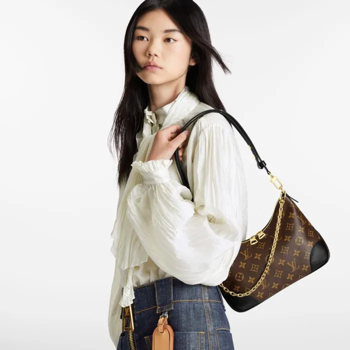Louis Vuitton M45831 Boulogne Black 8211 Louis Vuitton Handbag Store Women Louis Vuitton Shoulder and Totes