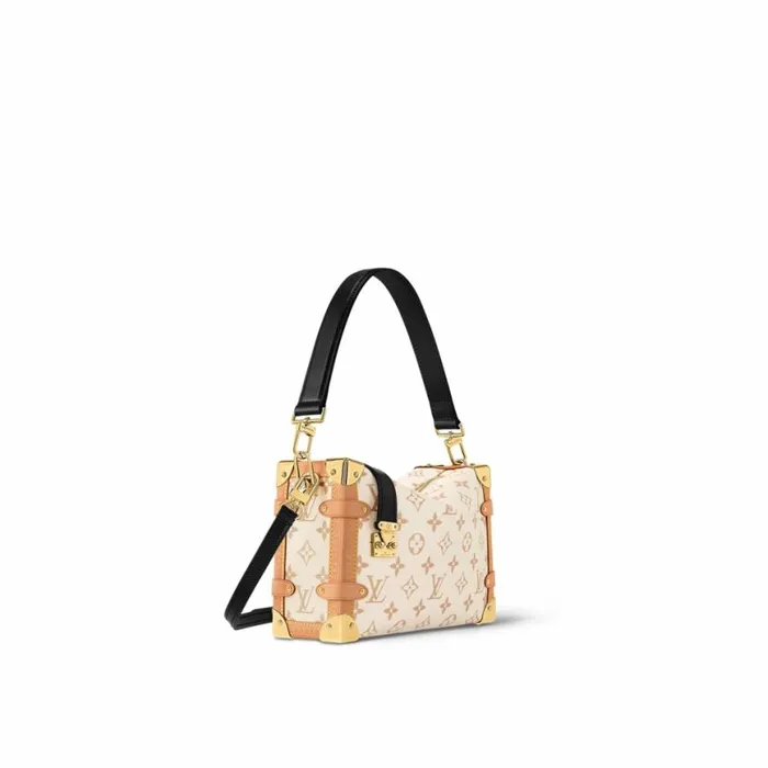 Louis Vuitton M46907 Side Trunk MM Monogram Dune 8211 Louis Vuitton Handbag Store Women Louis Vuitton Trunk Bag