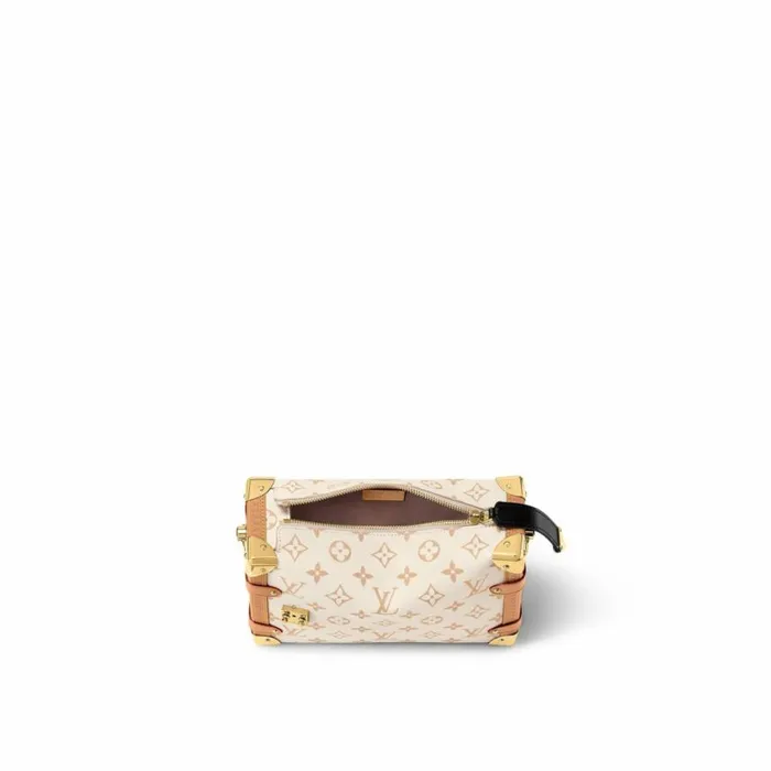 Louis Vuitton M46907 Side Trunk MM Monogram Dune 8211 Louis Vuitton Handbag Store Women Louis Vuitton Trunk Bag