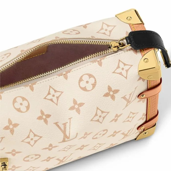 Louis Vuitton M46907 Side Trunk MM Monogram Dune 8211 Louis Vuitton Handbag Store Women Louis Vuitton Trunk Bag