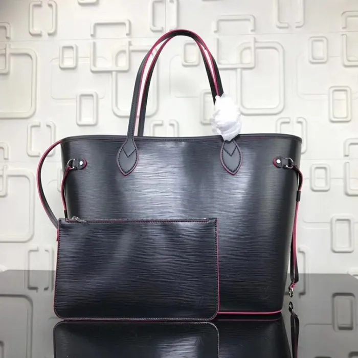 Louis Vuitton Neverfull MM Bag In Noir Epi Leather M54185 8211 Louis Vuitton Handbag Store Women Louis Vuitton Neverfull Bag