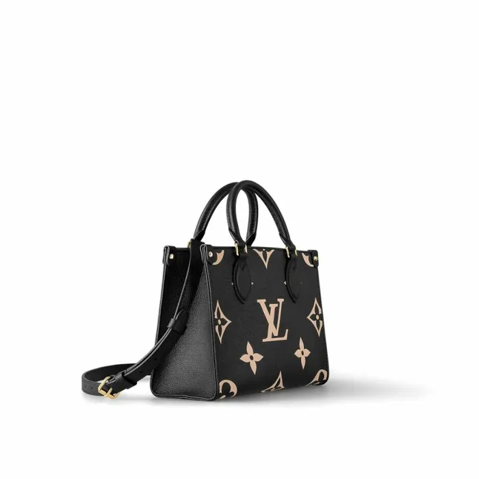 Louis Vuitton Onthego PM M45659 Black Beige 8211 Louis Vuitton Handbag Store Women Louis Vuitton Onthego Bag