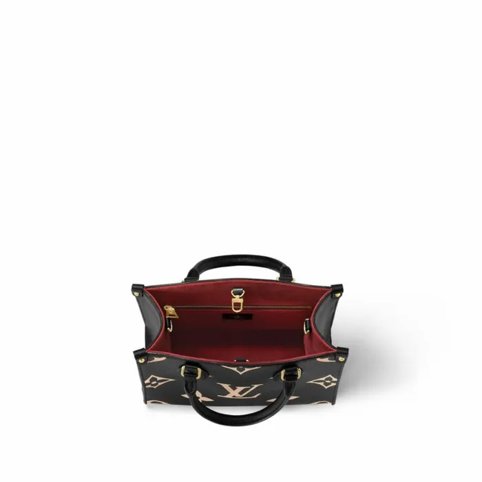 Louis Vuitton Onthego PM M45659 Black Beige 8211 Louis Vuitton Handbag Store Women Louis Vuitton Onthego Bag