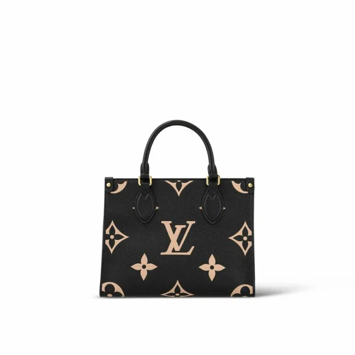 Louis Vuitton Onthego PM M45659 Black Beige 8211 Louis Vuitton Handbag Store Women Louis Vuitton Onthego Bag