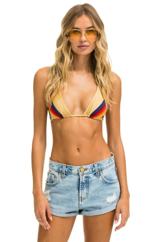 Low Rise Rocker Jean Shorts 8211 Super Light WomenMen Aviator Nation Denim