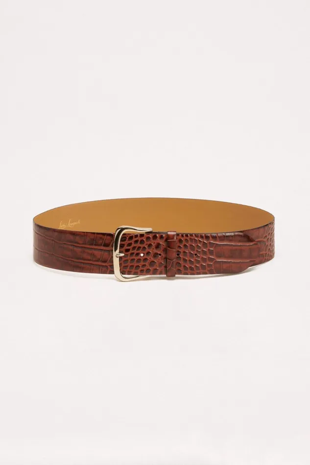 Luisa Spagnoli Belts Women Diuk Browngold
