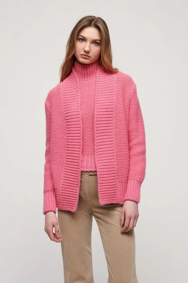 Luisa Spagnoli Cardigan Women Cheope Pink Luisa Spagnoli Cardigan Women Cheope Pink