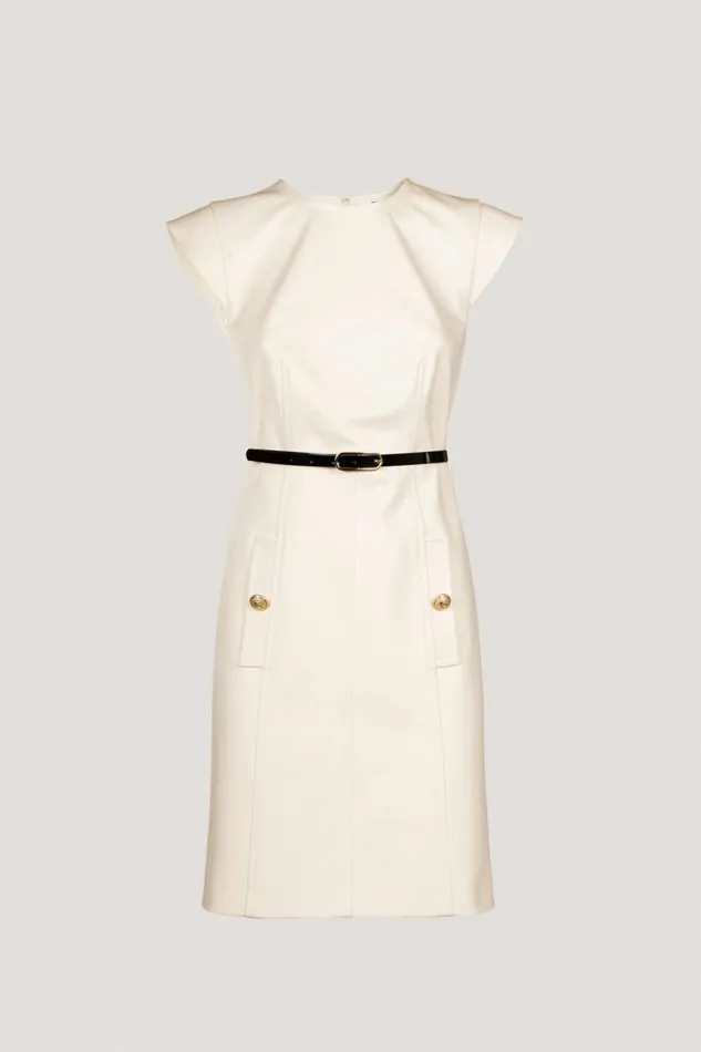 Luisa Spagnoli Dresses and Jumpsuits Women Glen Cream Luisa Spagnoli Dresses and Jumpsuits Women Glen Cream