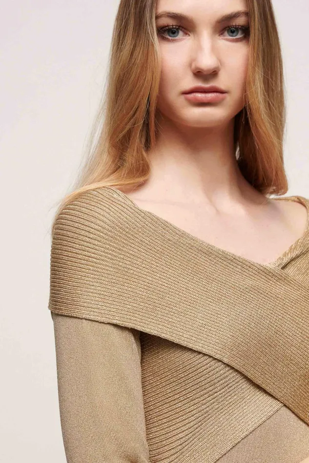 Luisa Spagnoli Dresses and Jumpsuits Women Zagara Gold