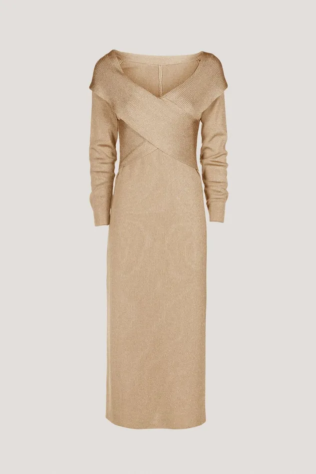 Luisa Spagnoli Dresses and Jumpsuits Women Zagara Gold