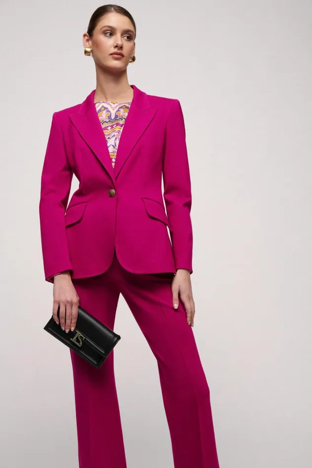 Luisa Spagnoli Jackets and Blazers Women Singolare Fuchsia Luisa Spagnoli Jackets and Blazers Women Singolare Fuchsia