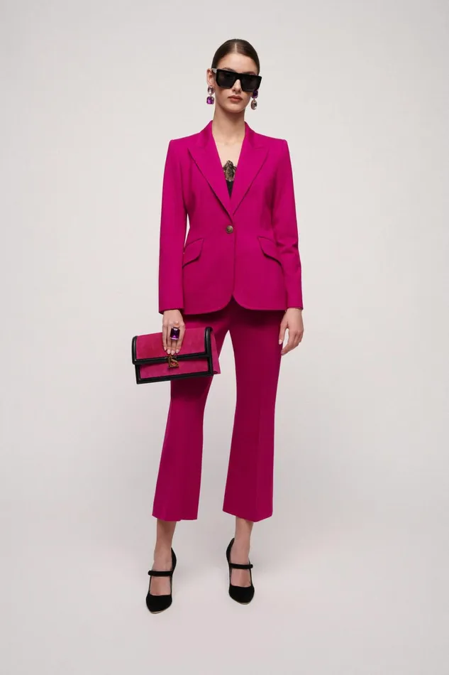 Luisa Spagnoli Jackets and Blazers Women Singolare Fuchsia Luisa Spagnoli Jackets and Blazers Women Singolare Fuchsia