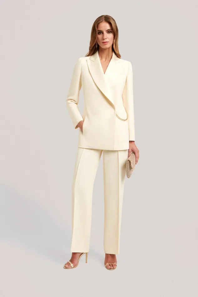 Luisa Spagnoli Jackets and Blazers Women Sodalizio Cream Luisa Spagnoli Jackets and Blazers Women Sodalizio Cream
